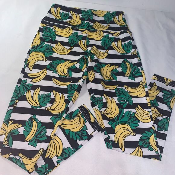 Tipsy Elves Women's Leggings Full Length banana Patterened Leggings Small summer - Picture 1 of 8